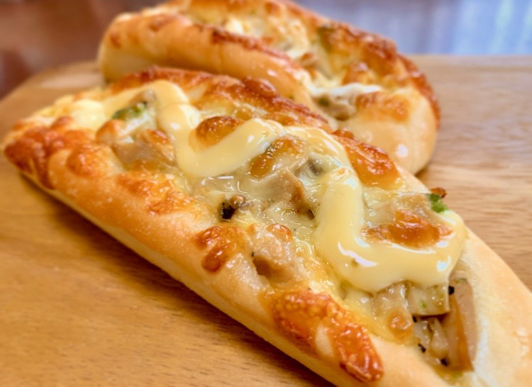 ピリ辛キノコのチーズ焼き